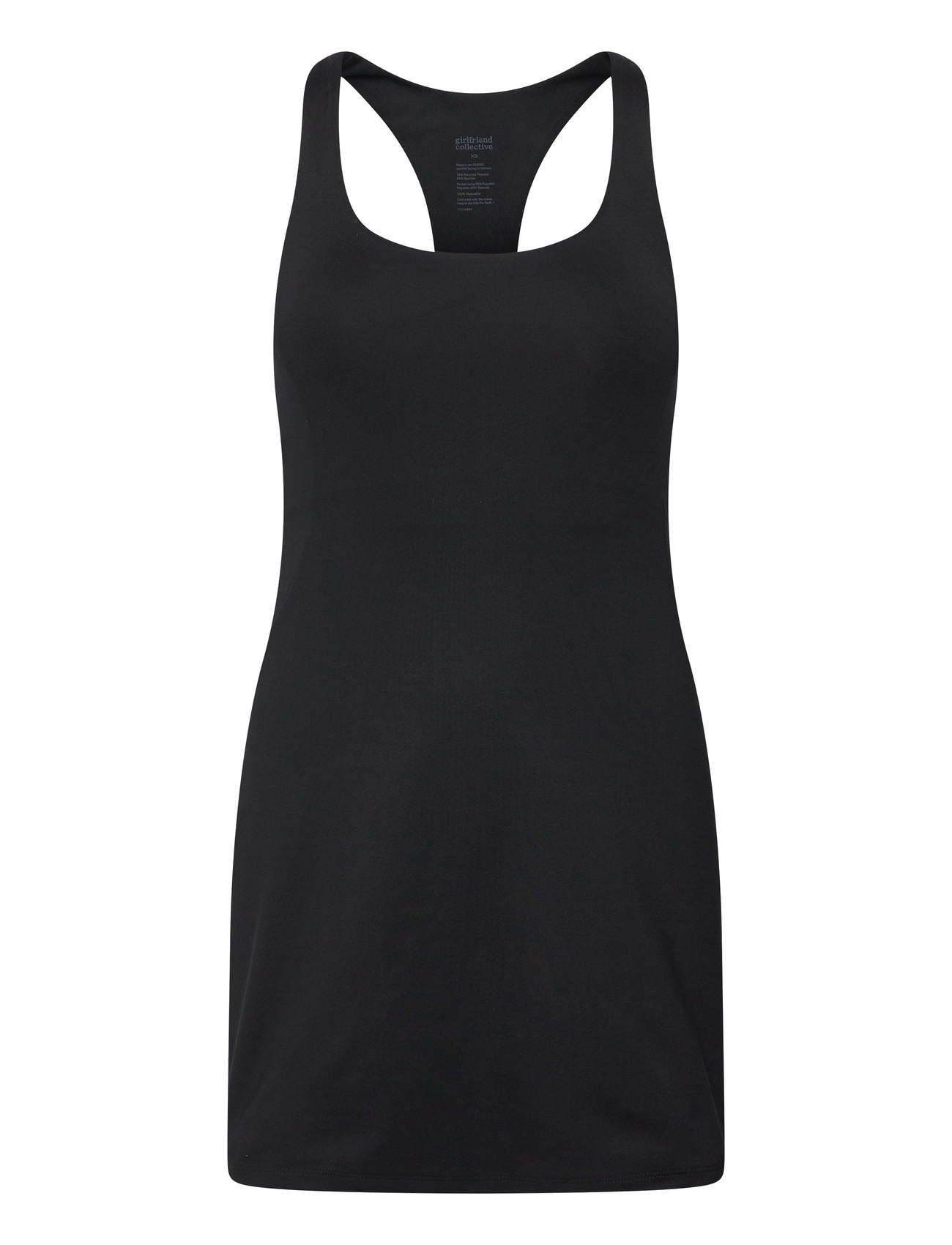 GIRLFRIEND COLLECTIVE Paloma Kleid Schwarz - S - Damen