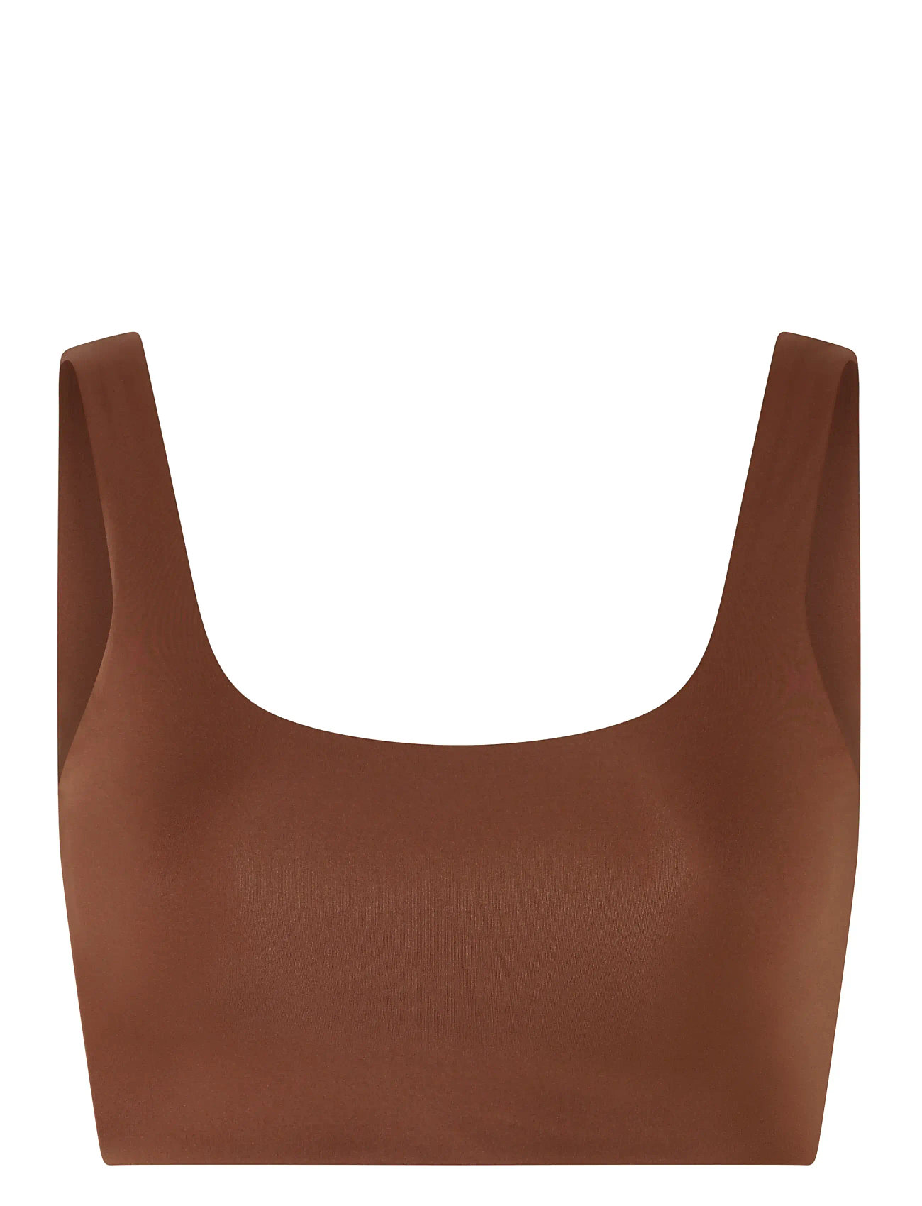 GIRLFRIEND COLLECTIVE Scoop-Neck Bralette Braun - M - Damen