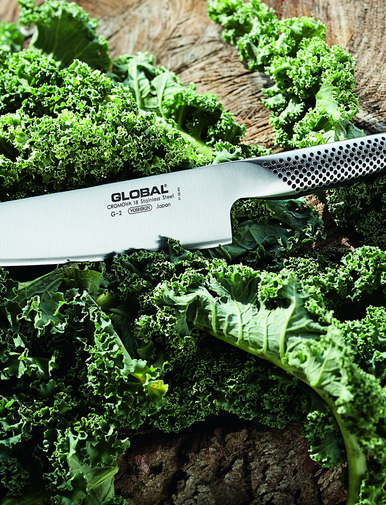 GLOBAL Kokkekniv Spids 20 cm, 20 cm, Silver, Knive Og Tilbehør > Kokkeknive, Unisex