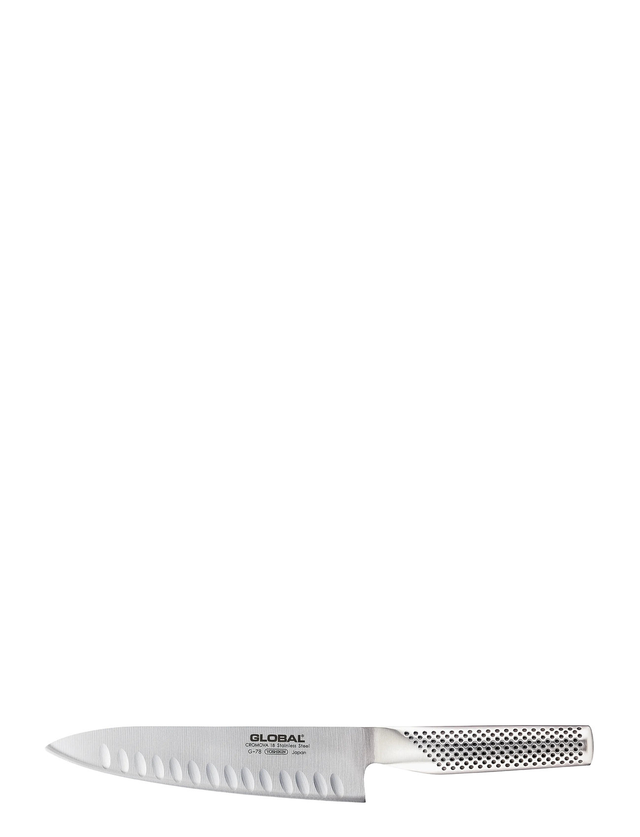 GLOBAL Kokkekniv Grantonskær 18 cm, 18 cm, Silver, Knive Og Tilbehør > Kokkeknive, Unisex