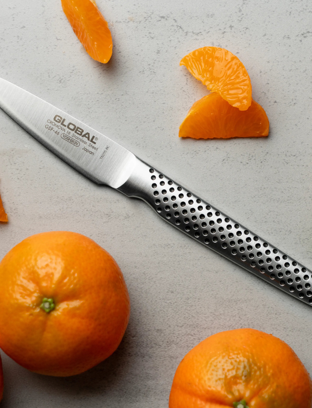GLOBAL Skrællekniv 8 cm, 8 cm, Silver, Knive Og Tilbehør > Skrælleknive, Unisex
