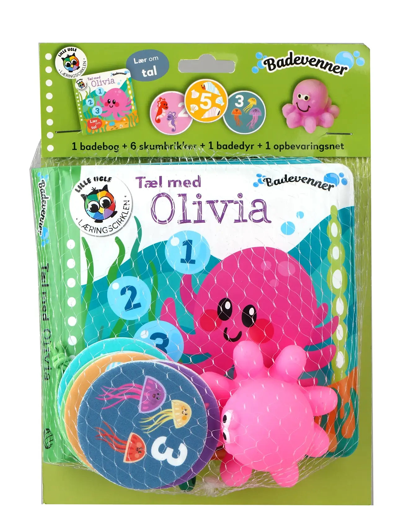 Badevenner - Tæl med Olivia   Globe