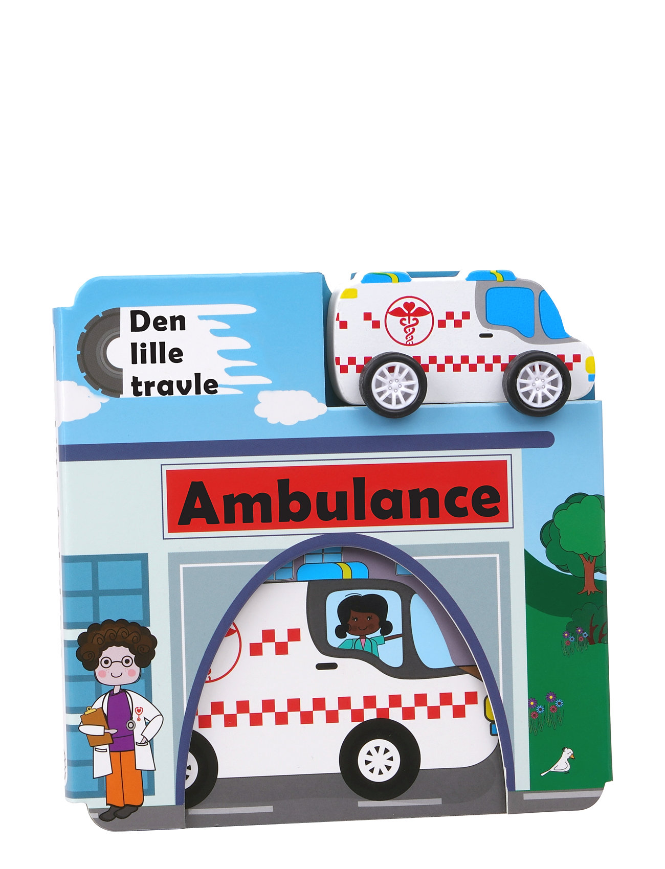 GLOBE "Den Lille Travle Ambulance Toys Kids Books Baby Multi/patterned GLOBE"