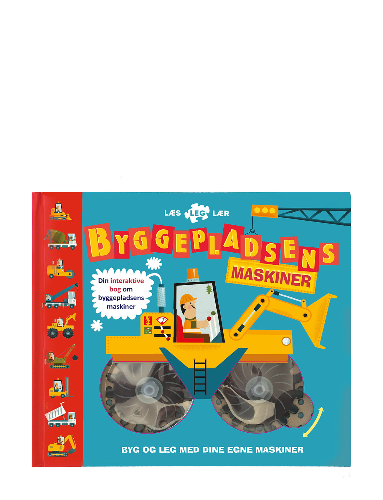Byggepladsens Maskiner - Læs Leg Lær Toys Baby Books Educational Books Multi/patterned GLOBE