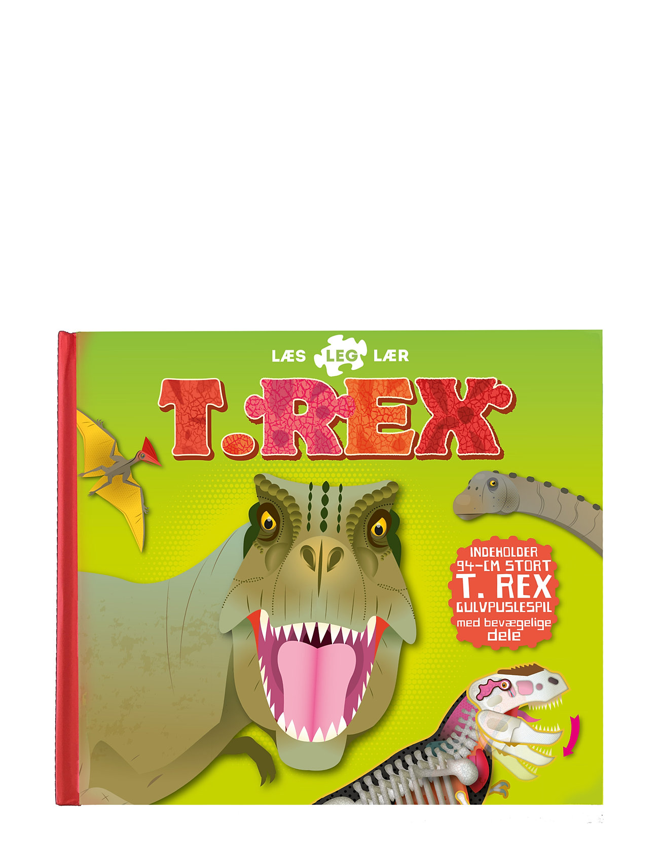 T.rex Læs Leg Lær Toys Baby Books Educational Books Multi/patterned GLOBE