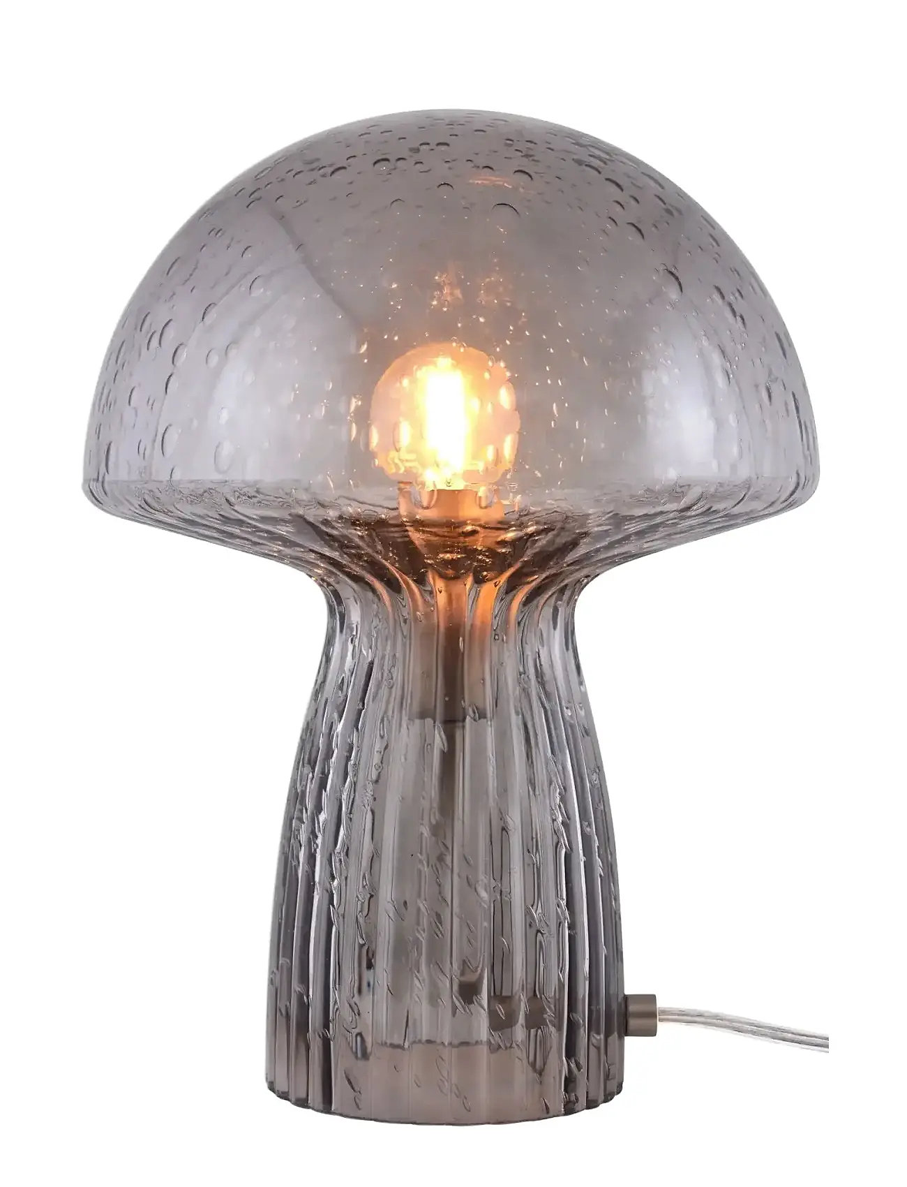 Globen Lighting Table Lamp Fungo 22, H30, Grey, Lamper > Bordlamper, Unisex