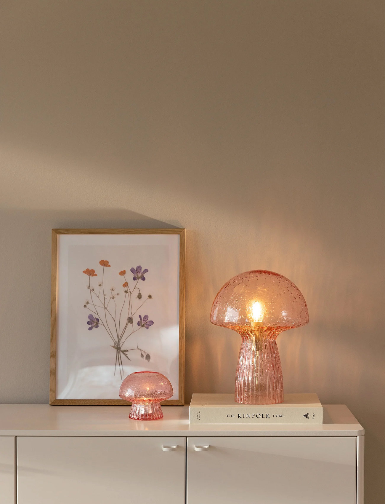 Globen Lighting Tealight Holder Fungo 12 Special Edition, Ø 12 cm, Pink, Lysestager & Lanterner > Fyrfadsstager, Unisex