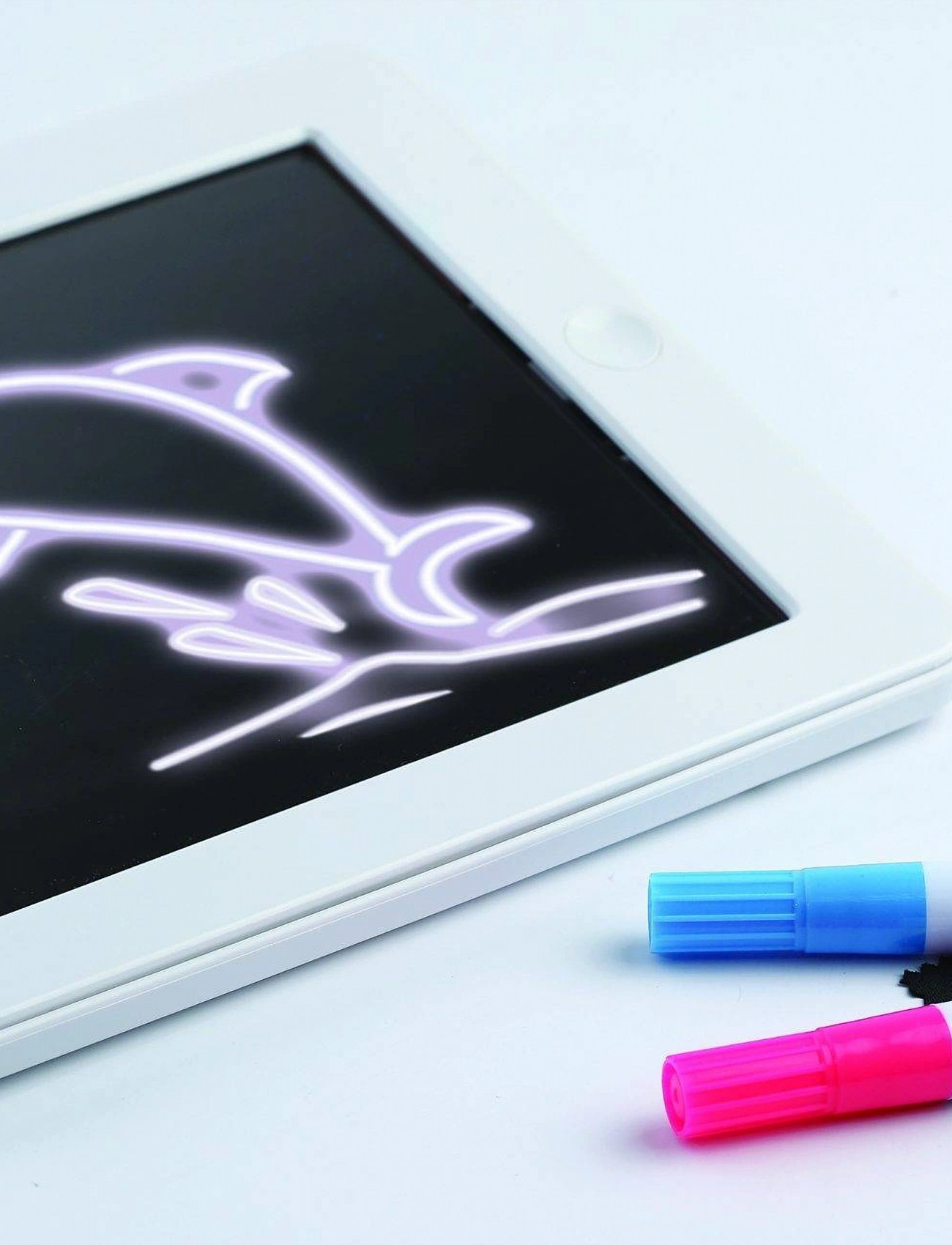 Glow Pad Clasic Glow Pad, One Size, White, Tegning > Tegnebrætter, Børn
