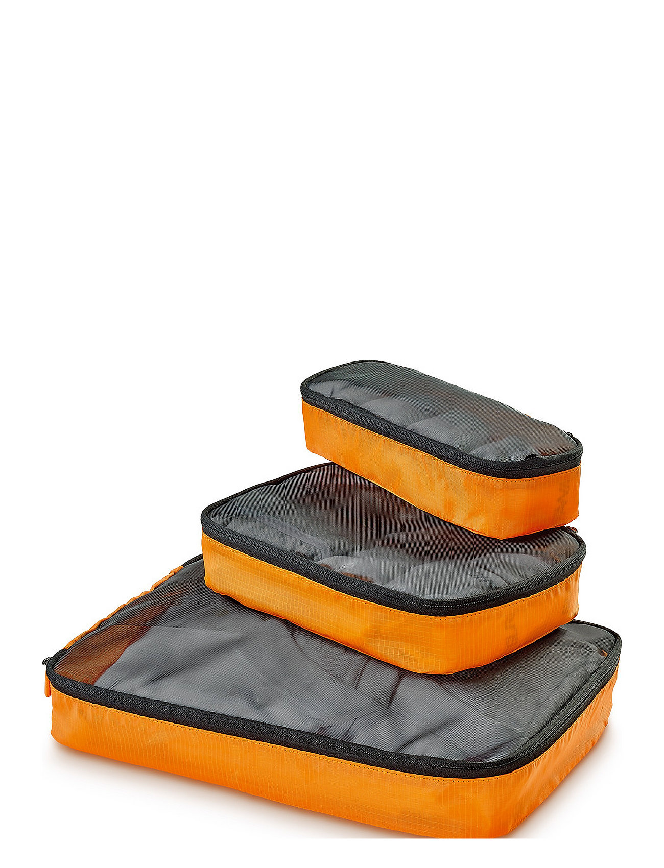 Triple Packing Cubes Bags Travel Accessories Orange Go Travel