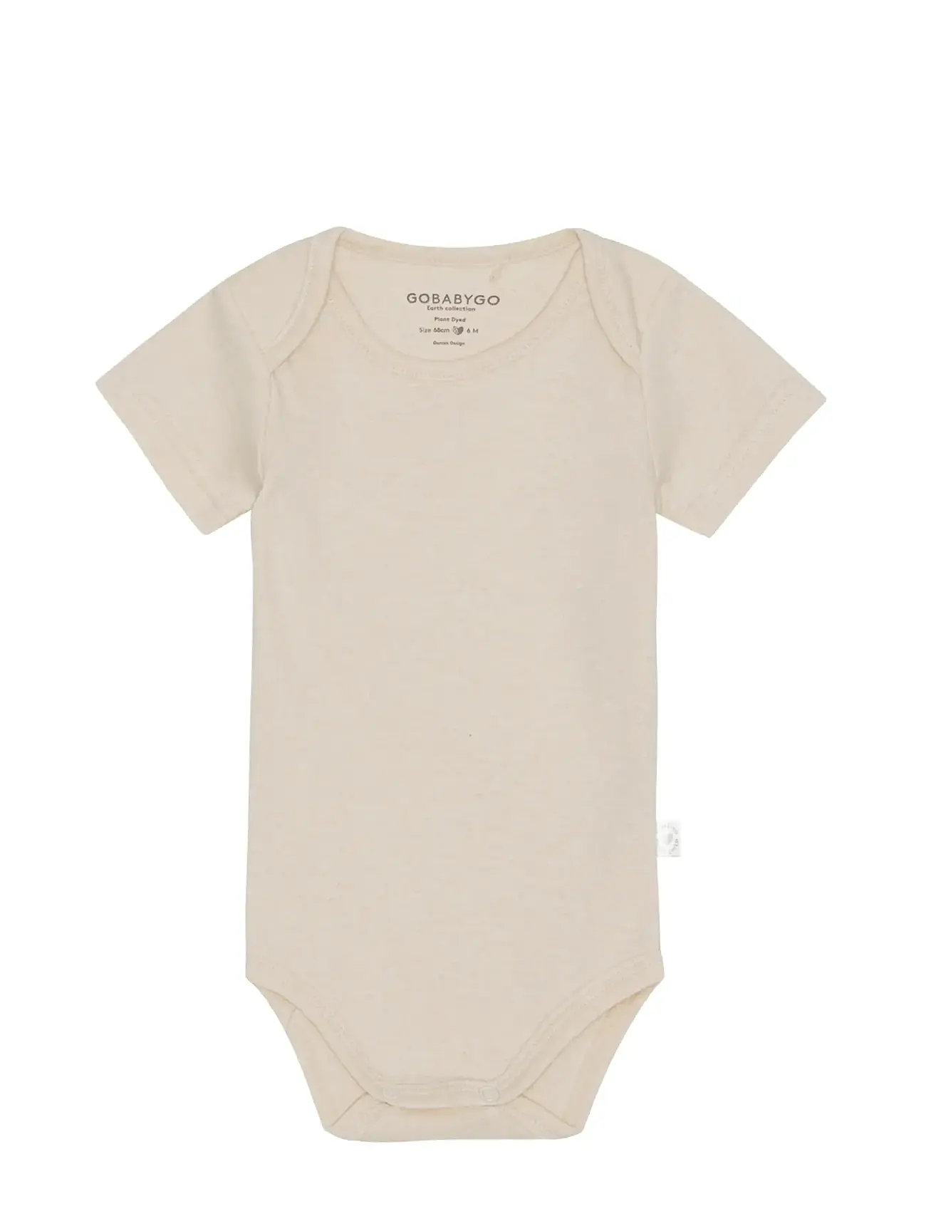 GOBABYGO Hazel Body Kurz Sleeve Beige - 62 - Kinder