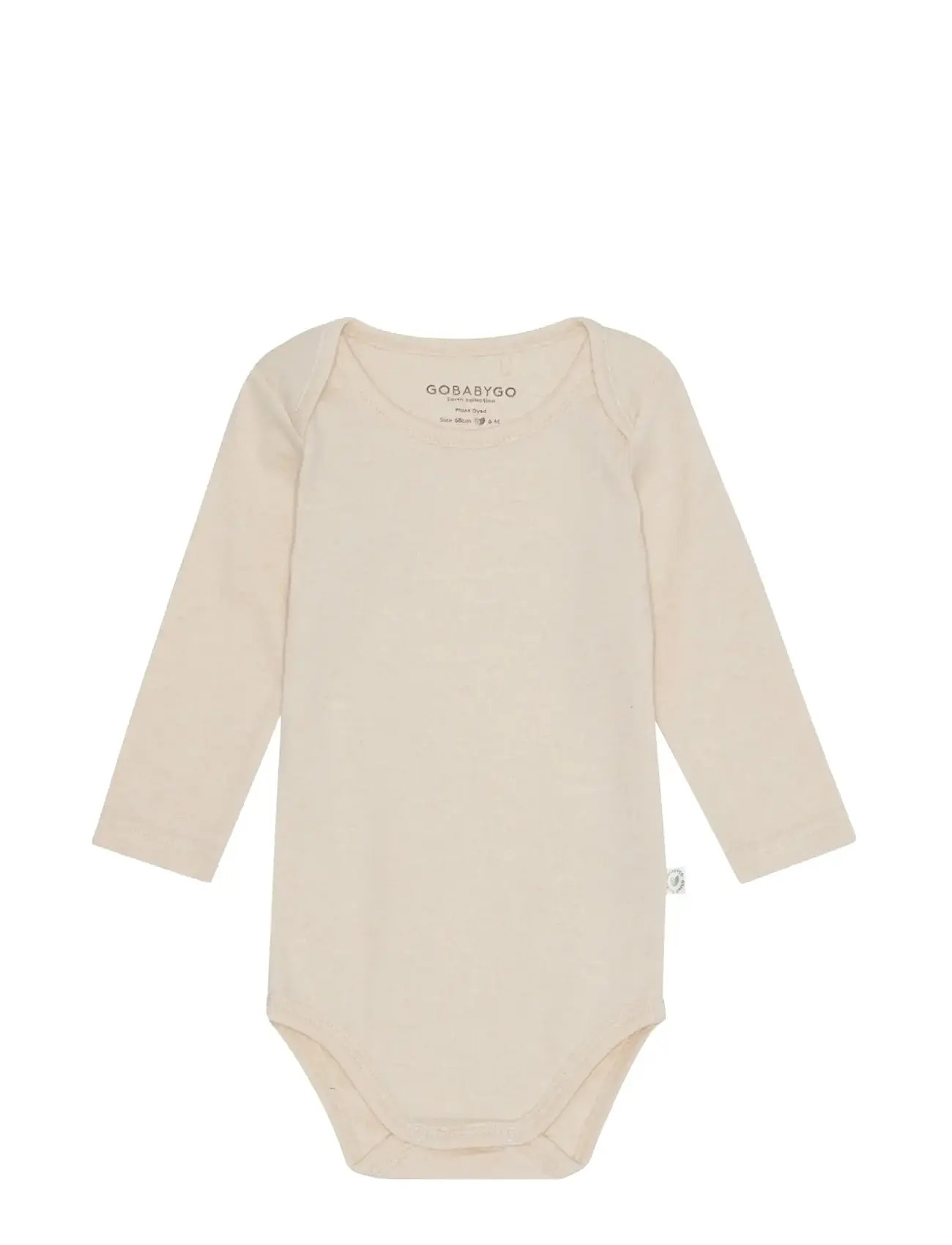 GoBabyGo Hazel Body Long Sleeve, 86, Beige, Bodys > Langærmede, Børn