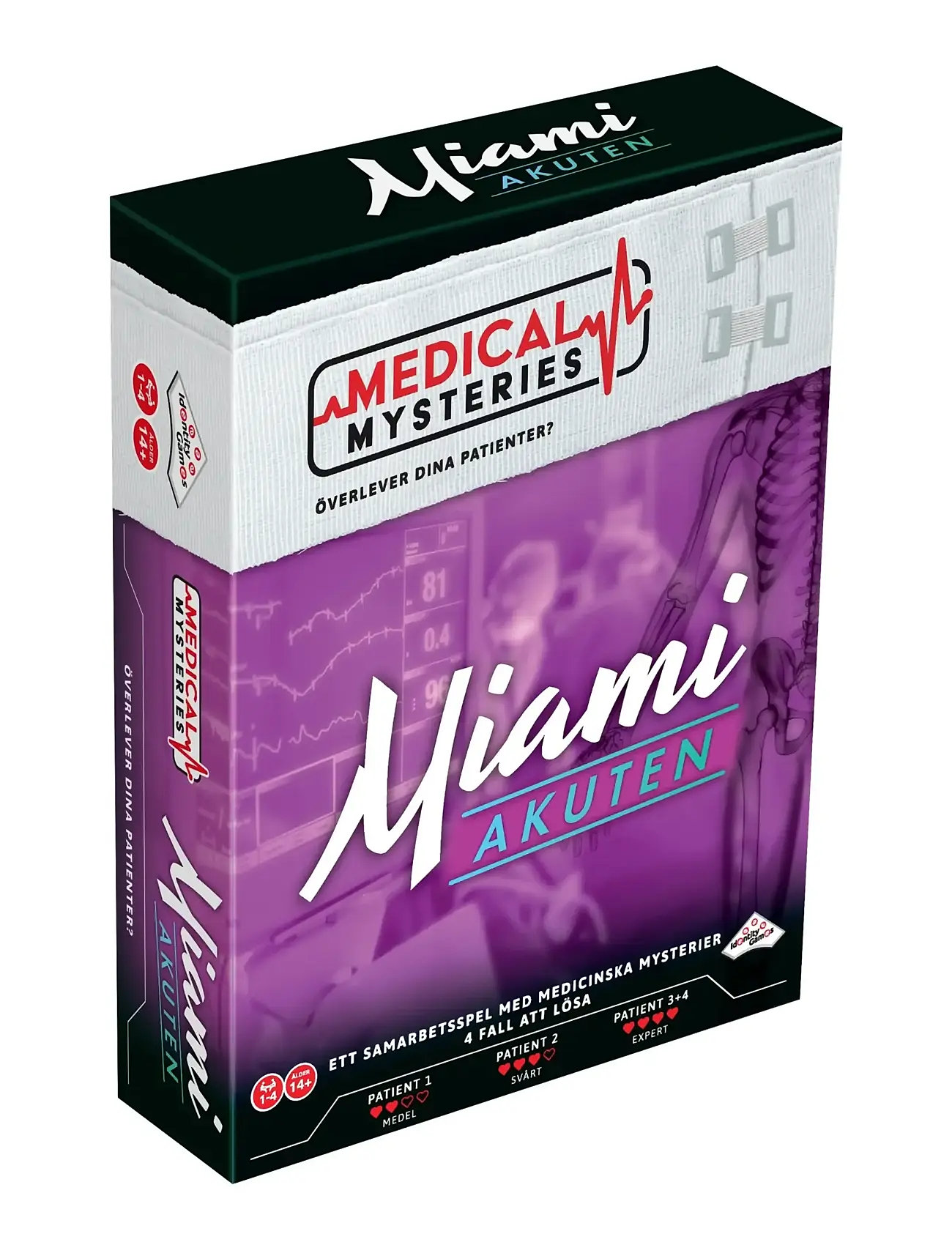 Goliath Medical Mysteries Miami Case Swe, One Size, Black, Spil > Kortspil, Børn