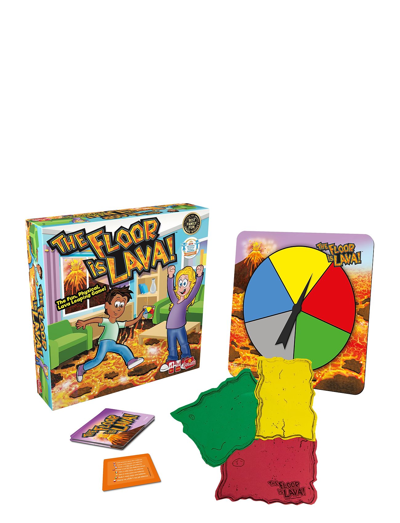 The Floor Is Lava Game Toys Puzzles And Games Games Active Games Multi/patterned Goliath