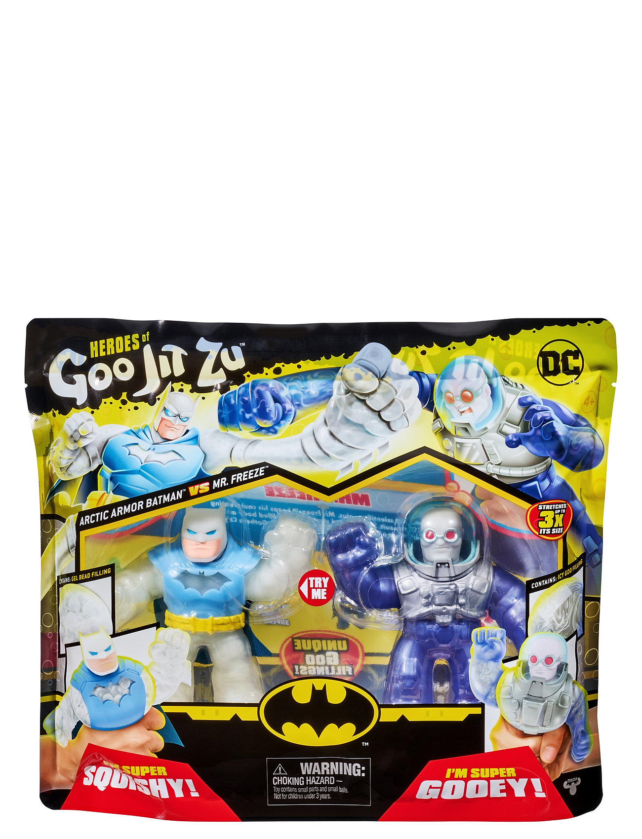 Goo Jit Zu Dc S4 Batman Vs Mr Freeze Toys Playsets & Action Figures Action Figures Multi/patterned Goo Jit Zu