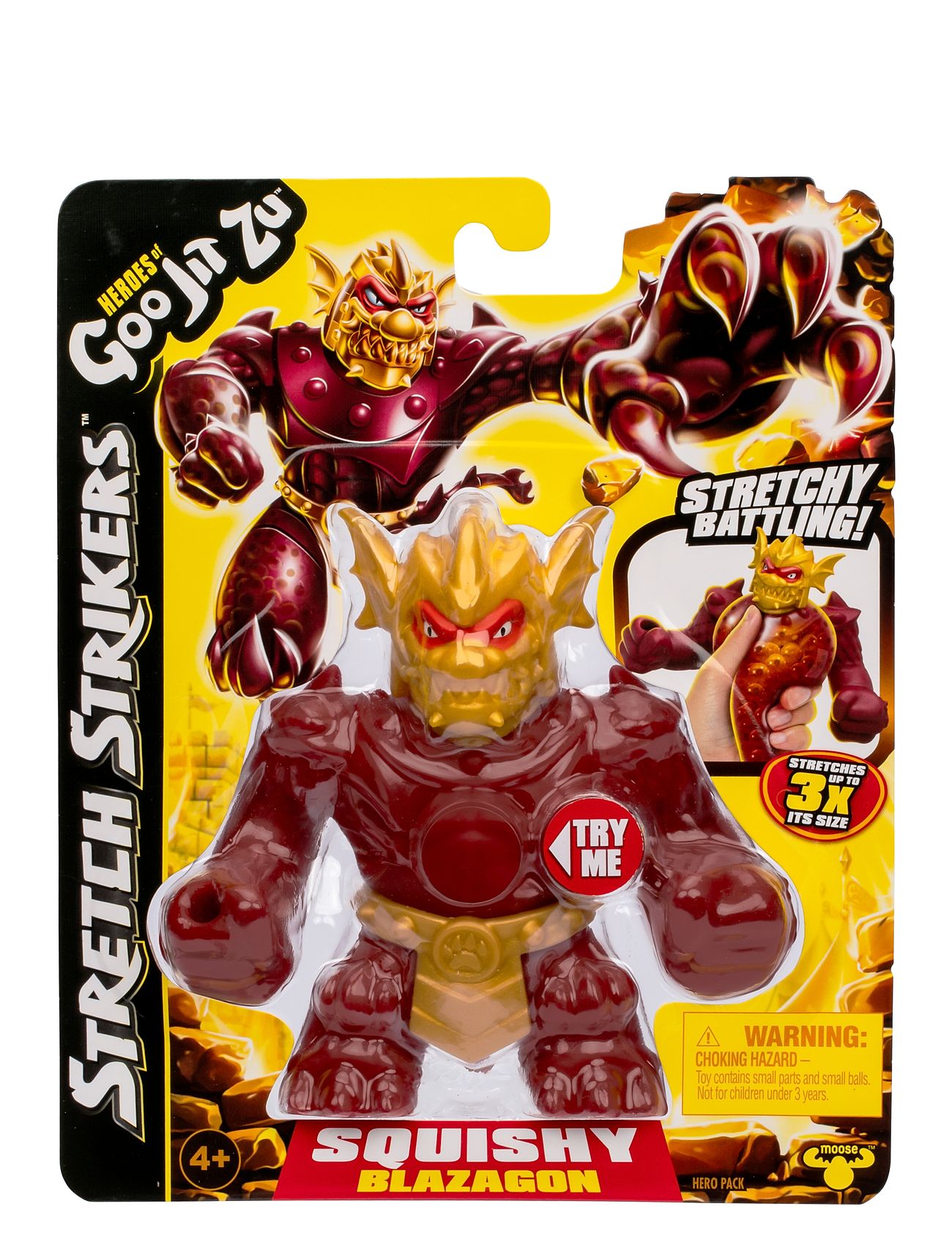 Goo Jit Zu Stretch Strikers Blazagon Toys Playsets & Action Figures Action Figures Multi/patterned Goo Jit Zu