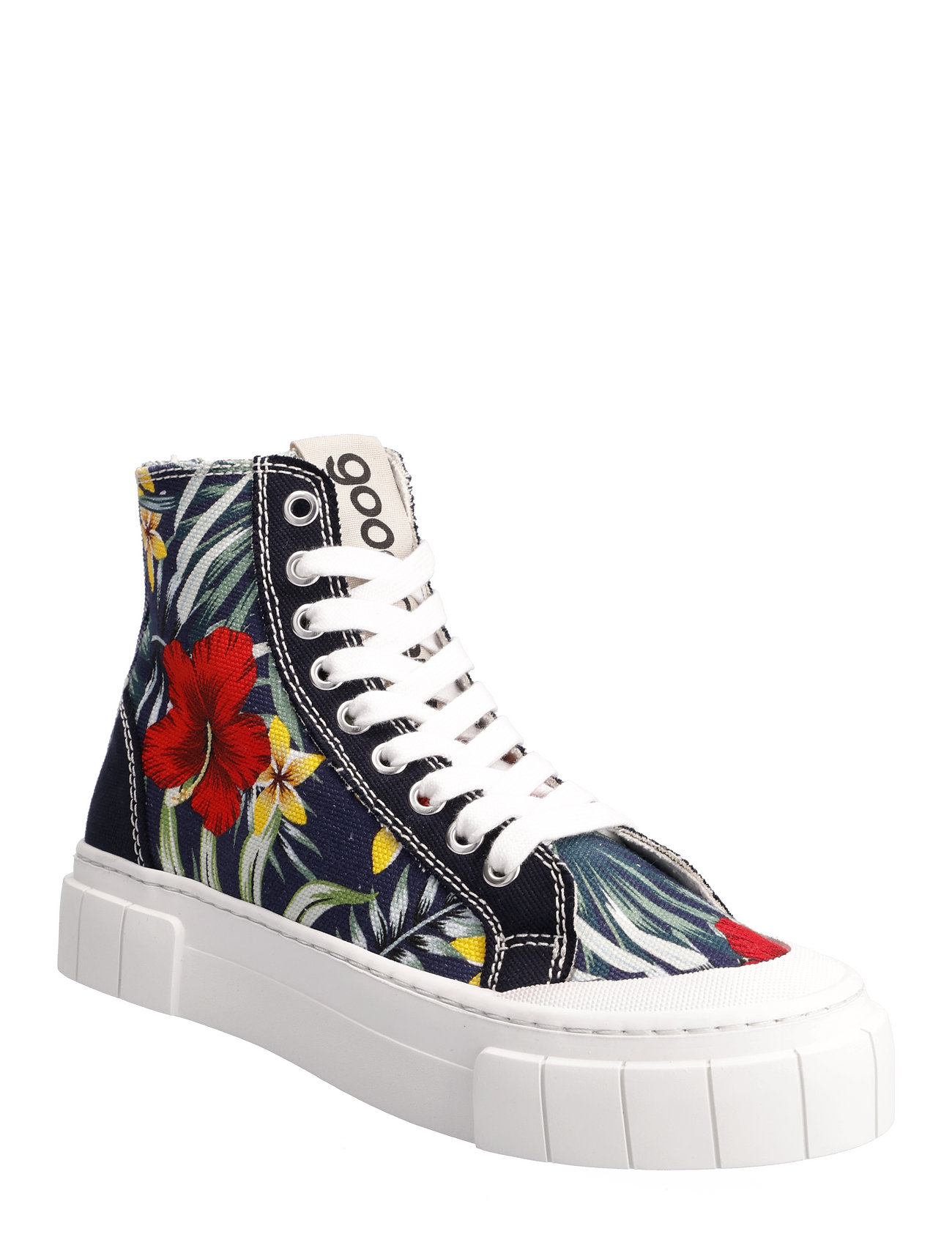 floral high top trainers