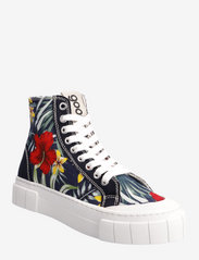 floral high top sneakers