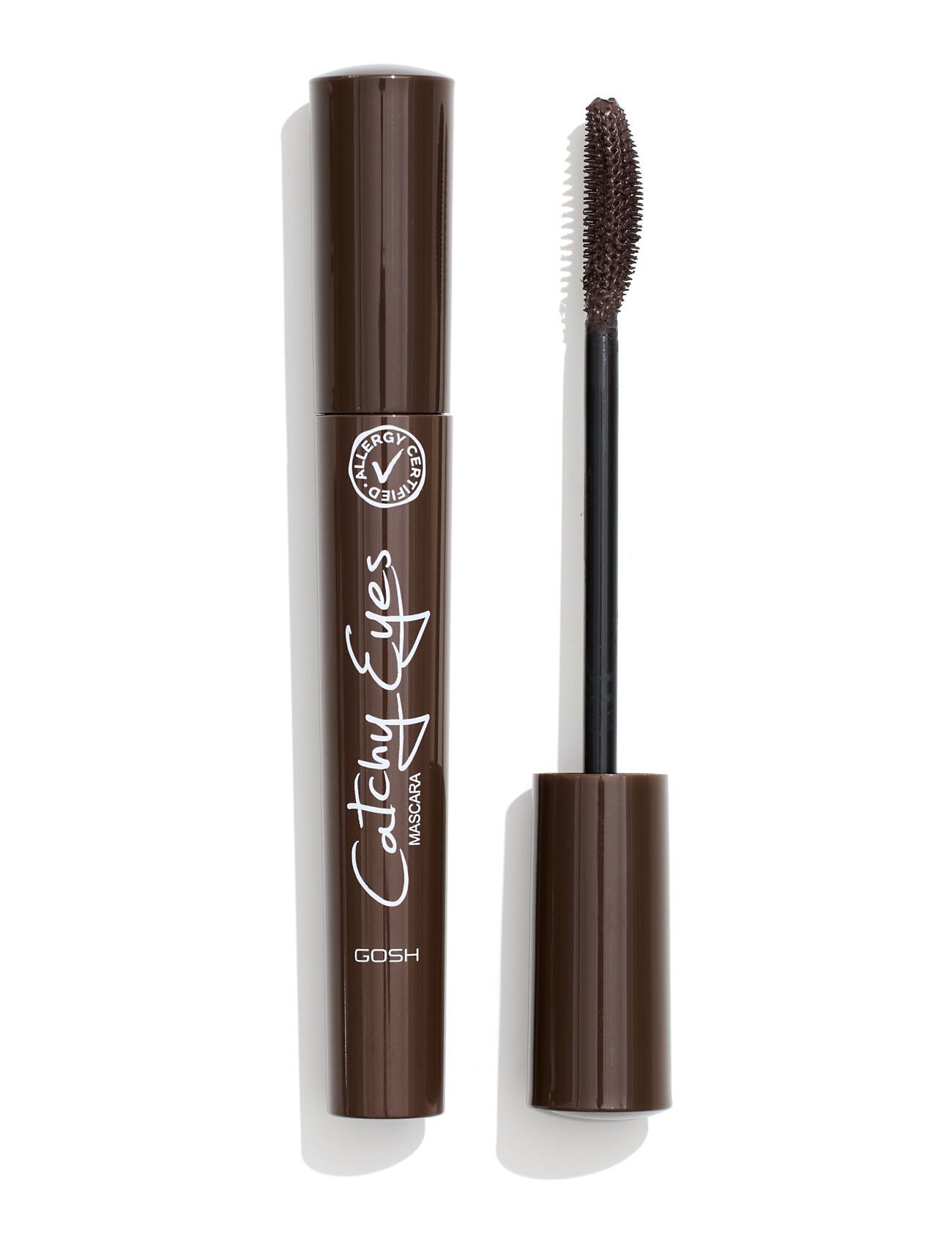 Gosh Catchy Eyes Mascara - Allergy Certified Mascara Makeup Brown GOSH COPENHAGEN