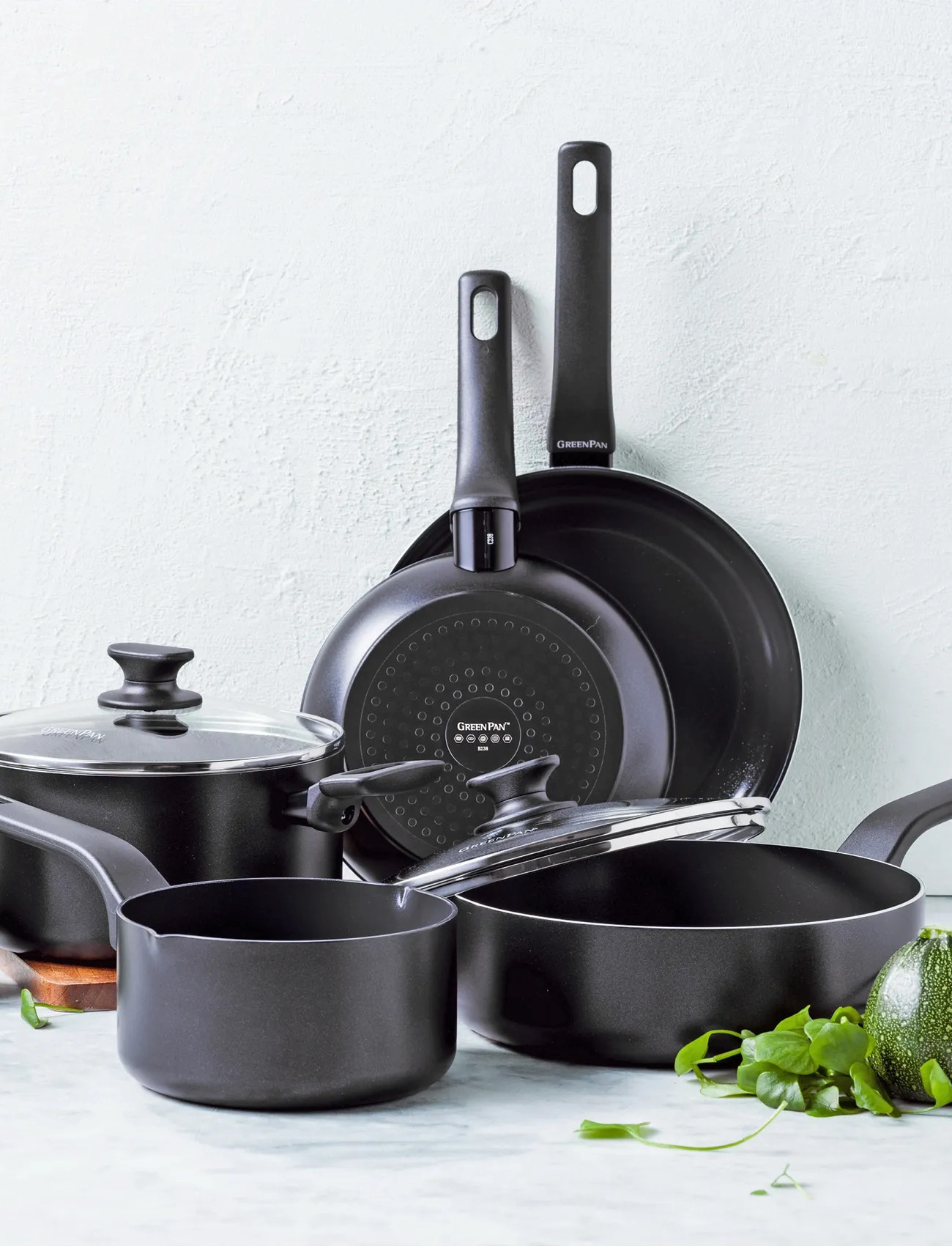 Greenpan Wok 28cm/3.69L, Ø 28 cm, Black, Gryder Og Pander > Woks, Unisex
