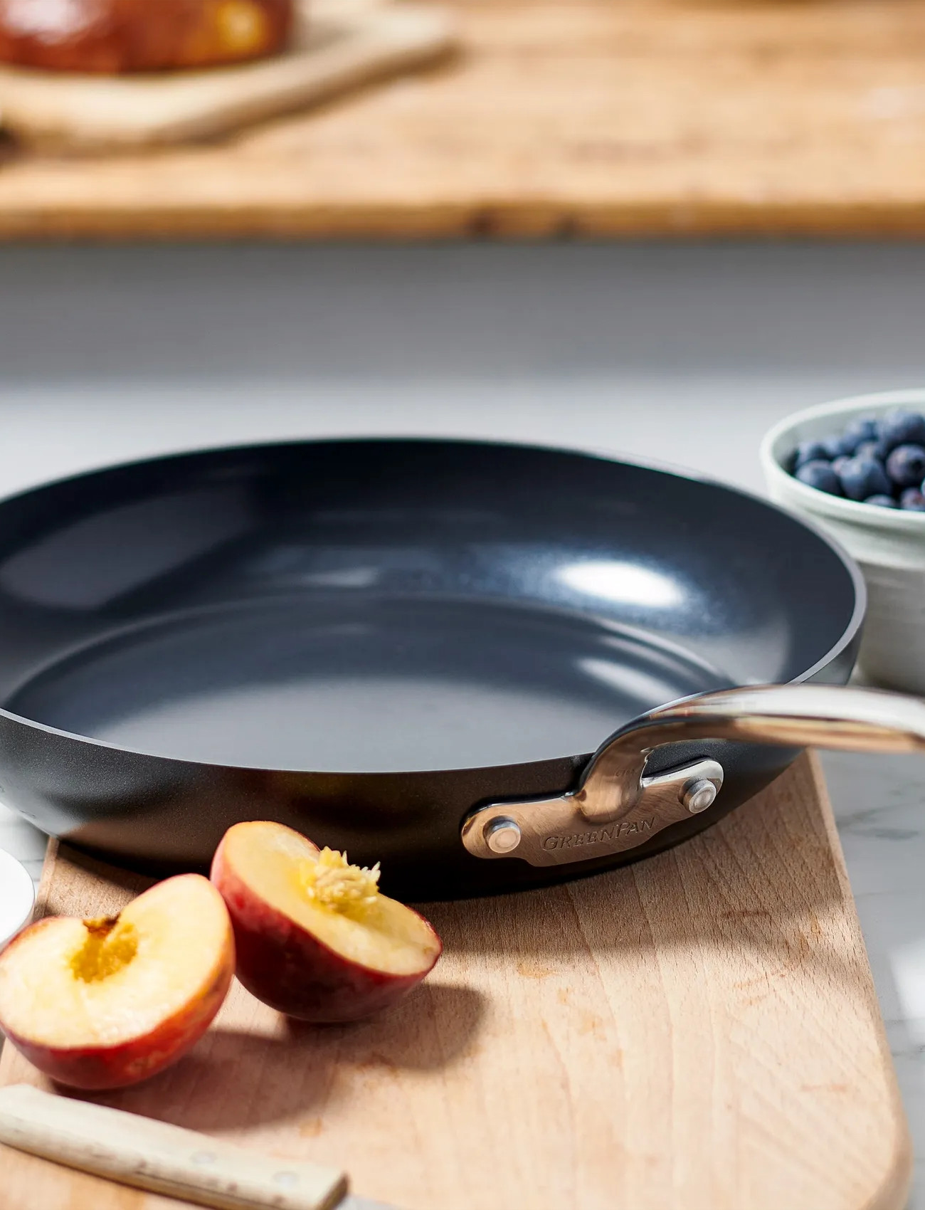 Greenpan Frypan 28cm, Ø 28 cm, Black, Gryder & Pander > Stegepander, Unisex