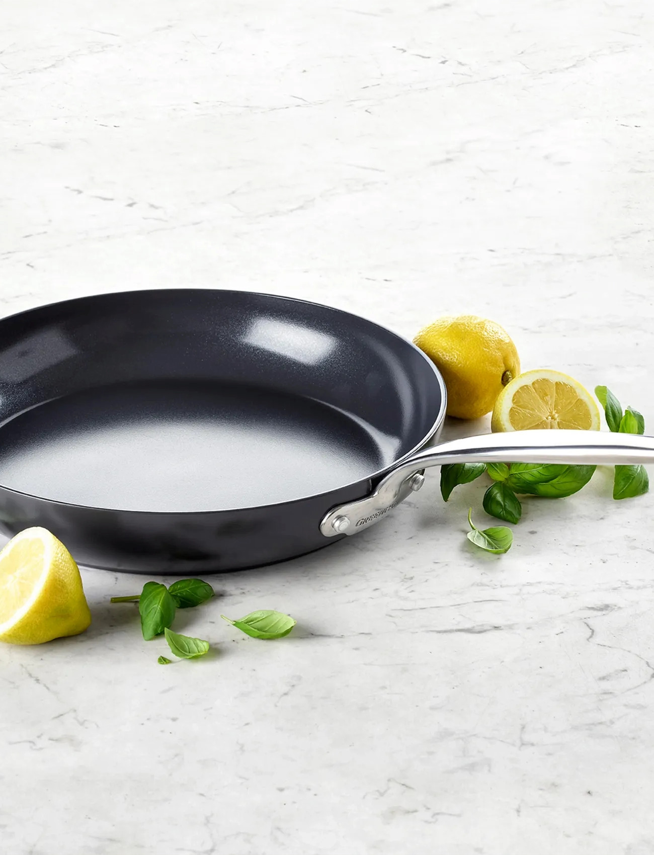 Greenpan Frypan 30cm, Ø 30 cm, Silver, Gryder & Pander > Stegepander, Unisex