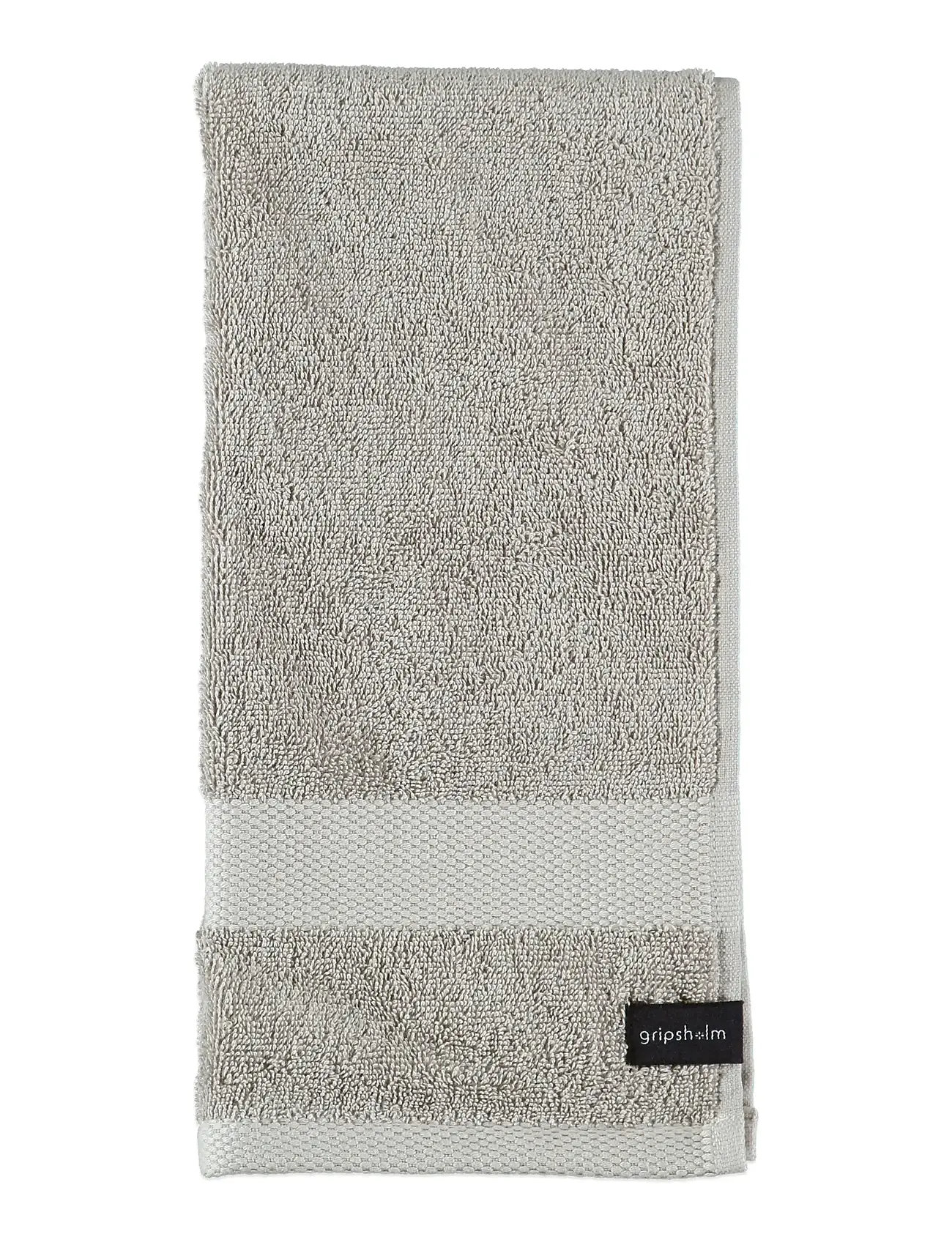 GRIPSHOLM Handtuch Gripsholm Weiß 50X70 Grau - 50X70CM - Unisex