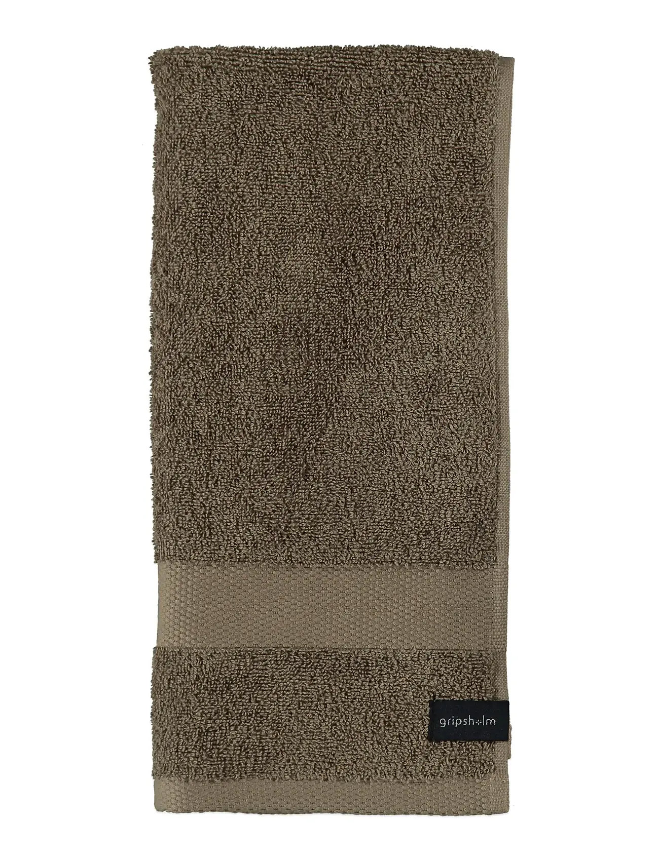 GRIPSHOLM Handtuch Gripsholm Weiß 50X70 Braun - 50X70CM - Unisex