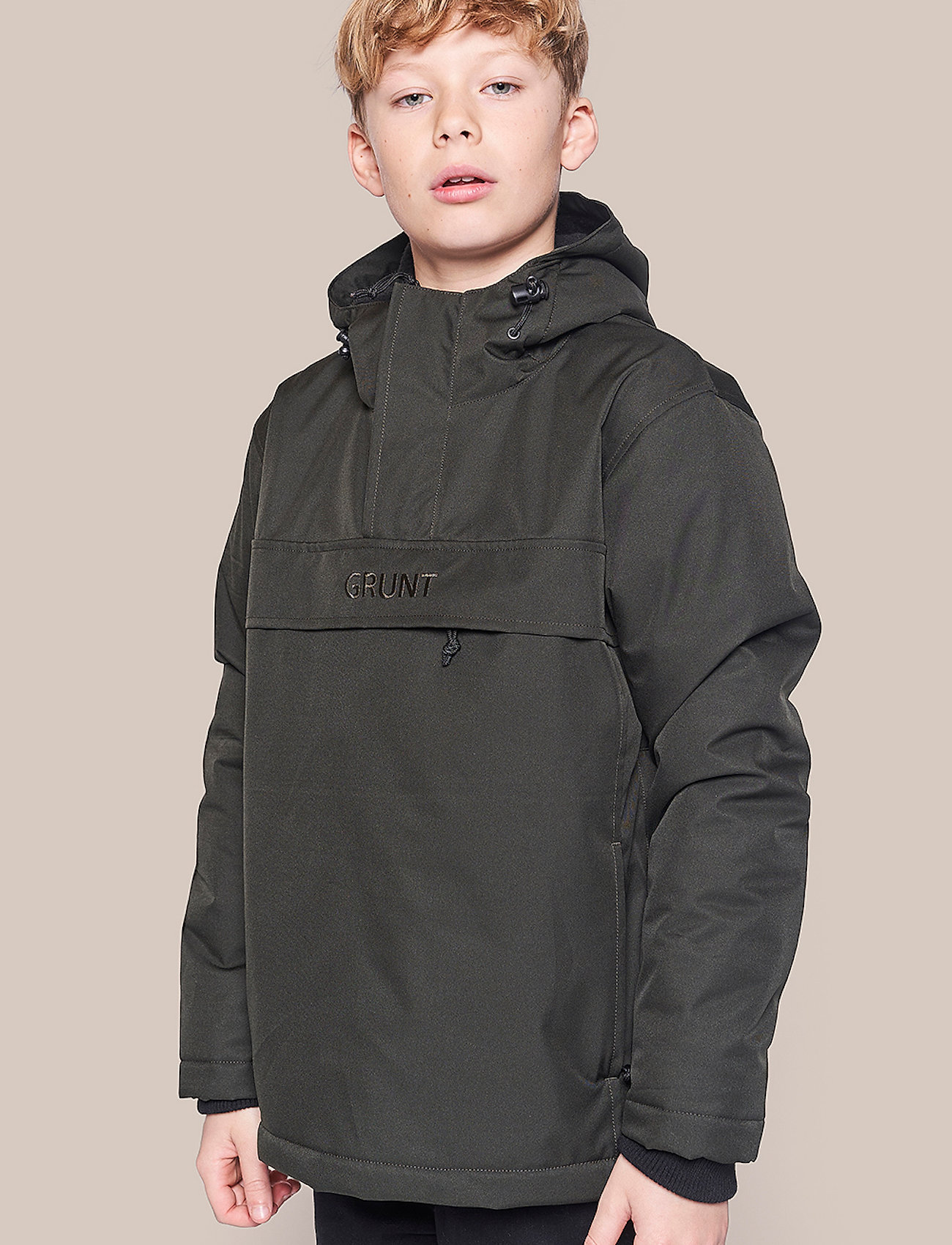 army green anorak jacket