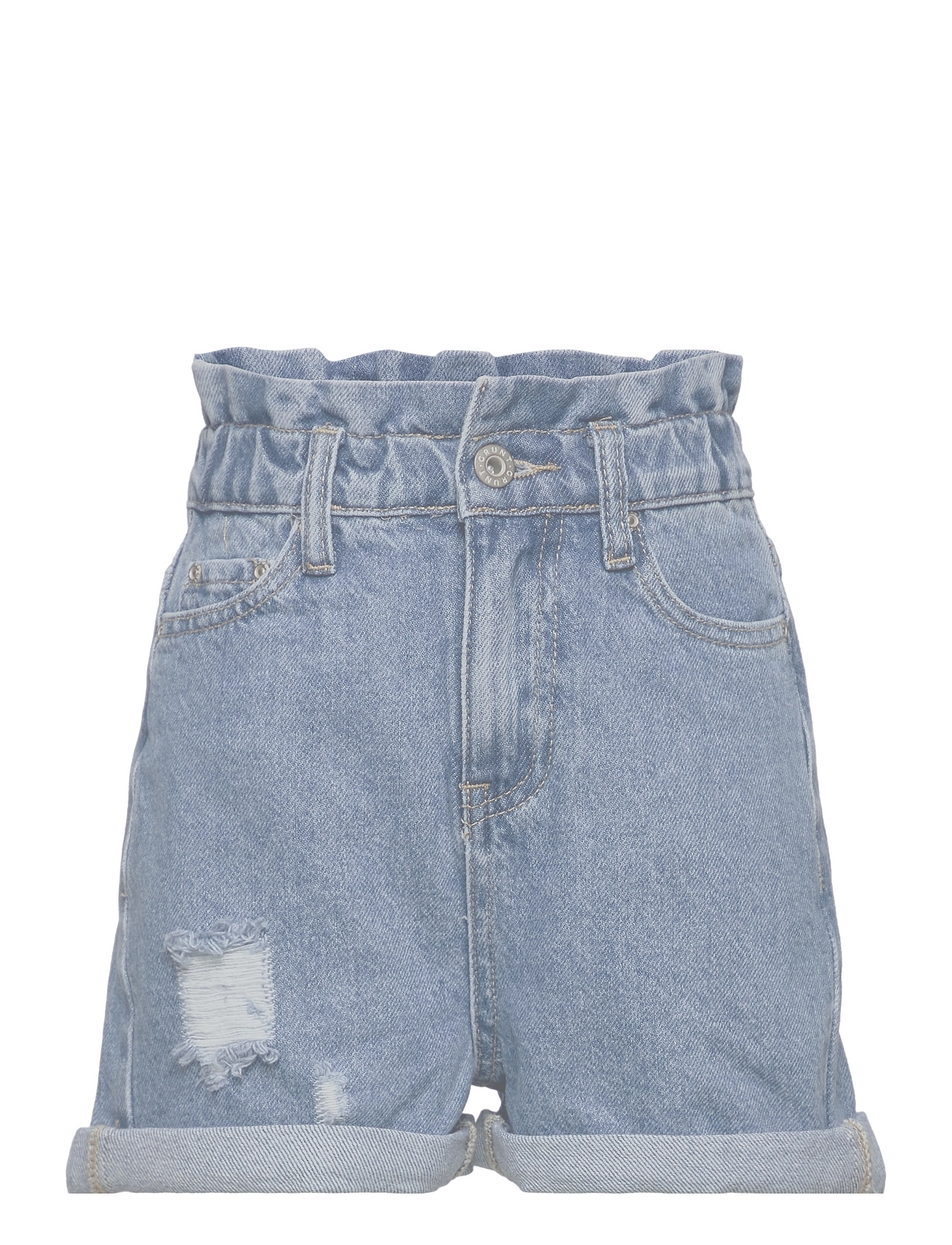 Grunt Yes Paper Bag Shorts Premium Blue Blå