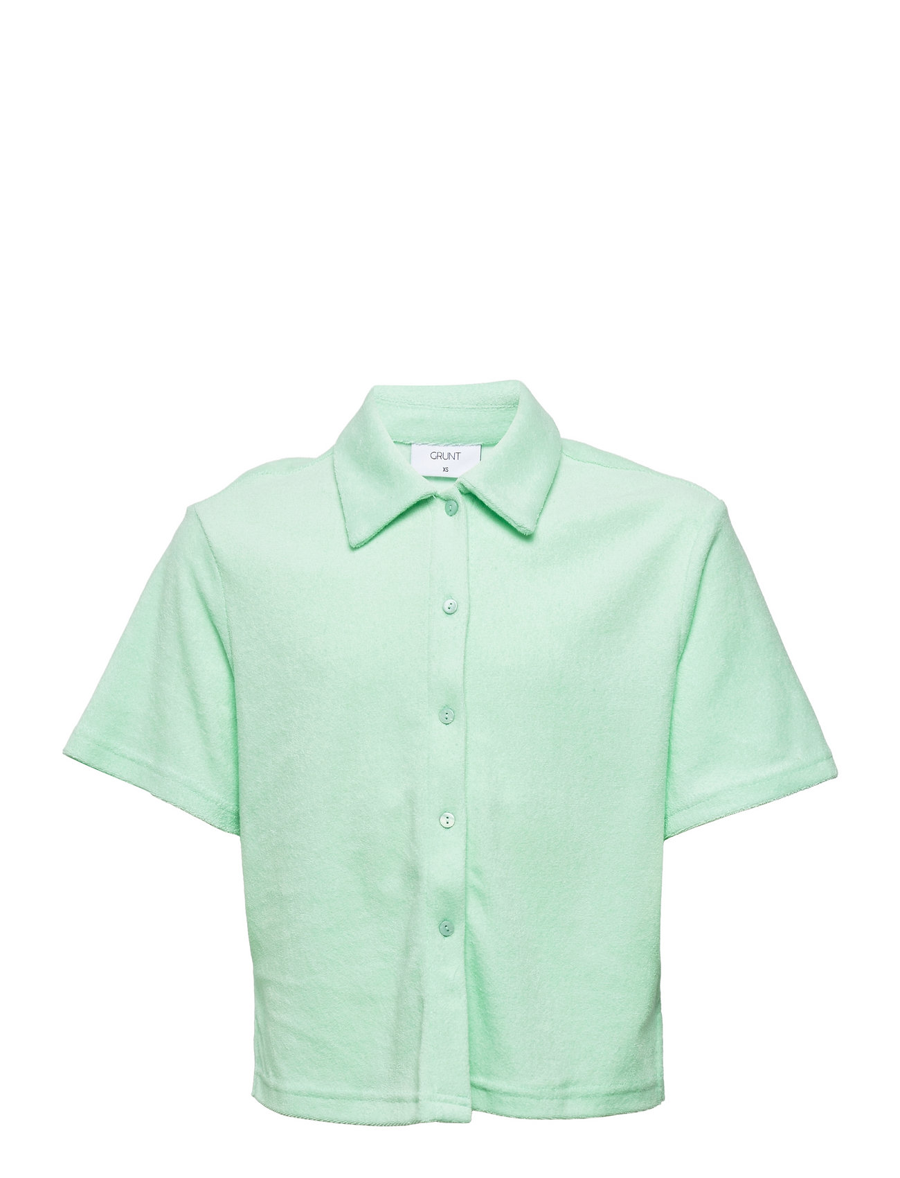 GRUNT Daisy Towelling Shirt Grün - 176 - Kinder