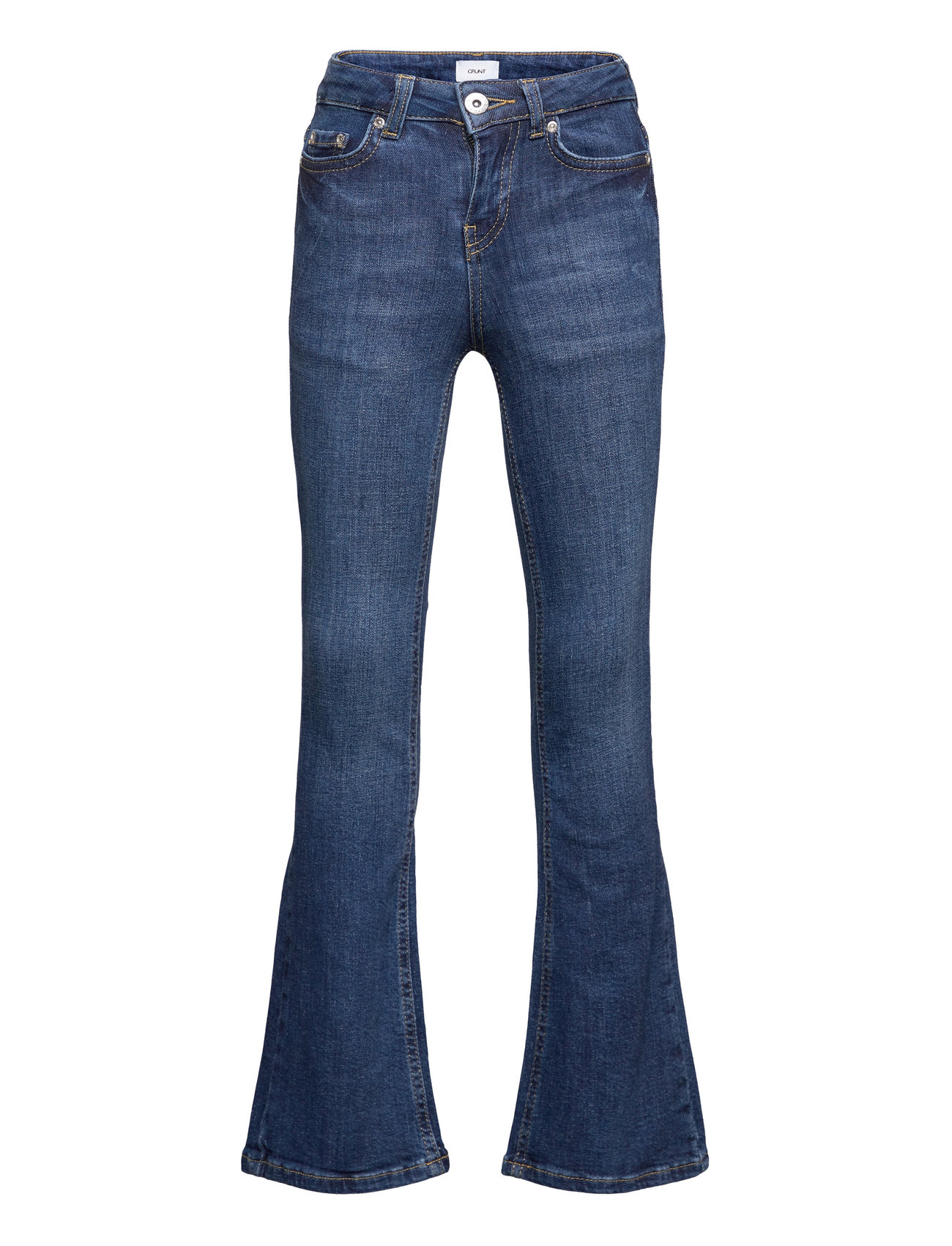 Texas Low Flare Blue Bottoms Jeans Bootcut Jeans Blue Grunt