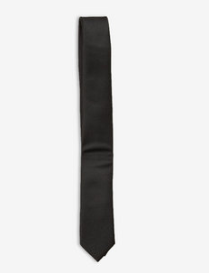 Our For 5 Plaine Tie - accessories - black