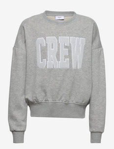 Emma Crew Sweat - sportiska stila džemperi un džemperi ar kapuci - grey melange