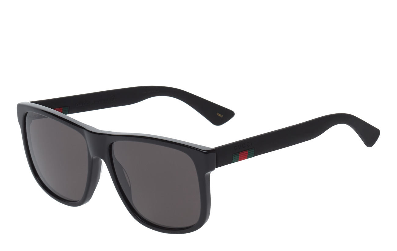 Gg0010s Black Black Grey 2235 Kr Gucci Sunglasses