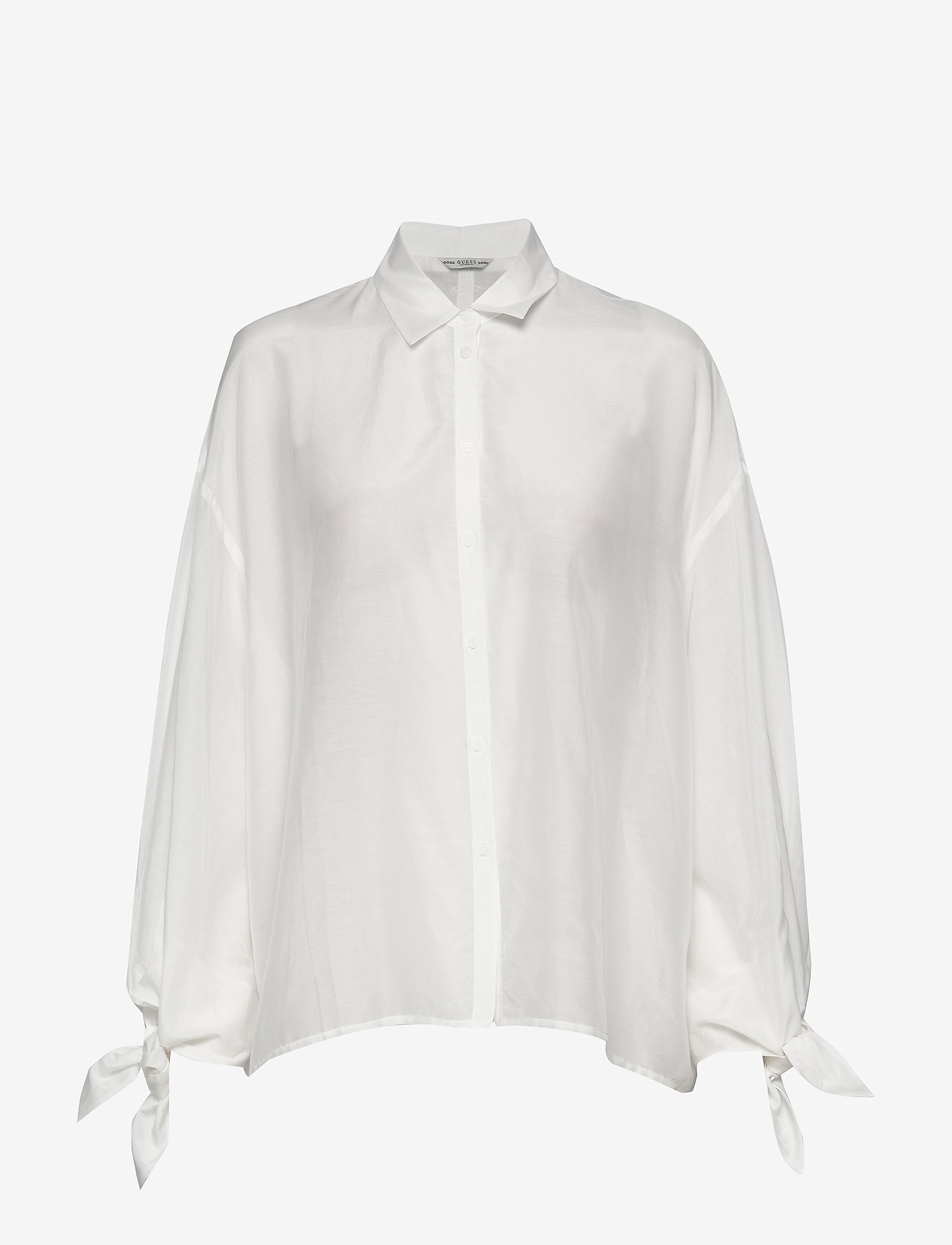 guess white blouse