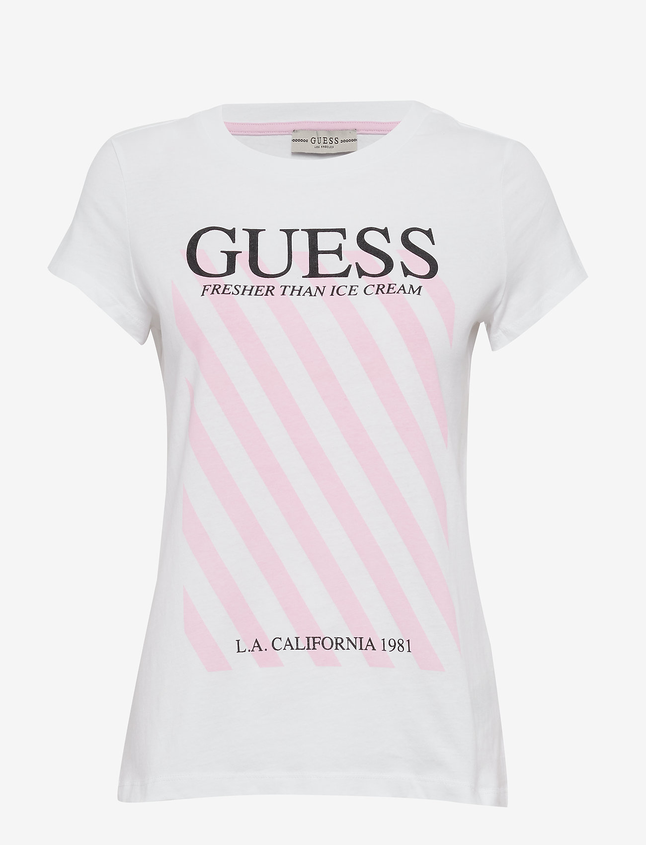 guess jeans white t shirt