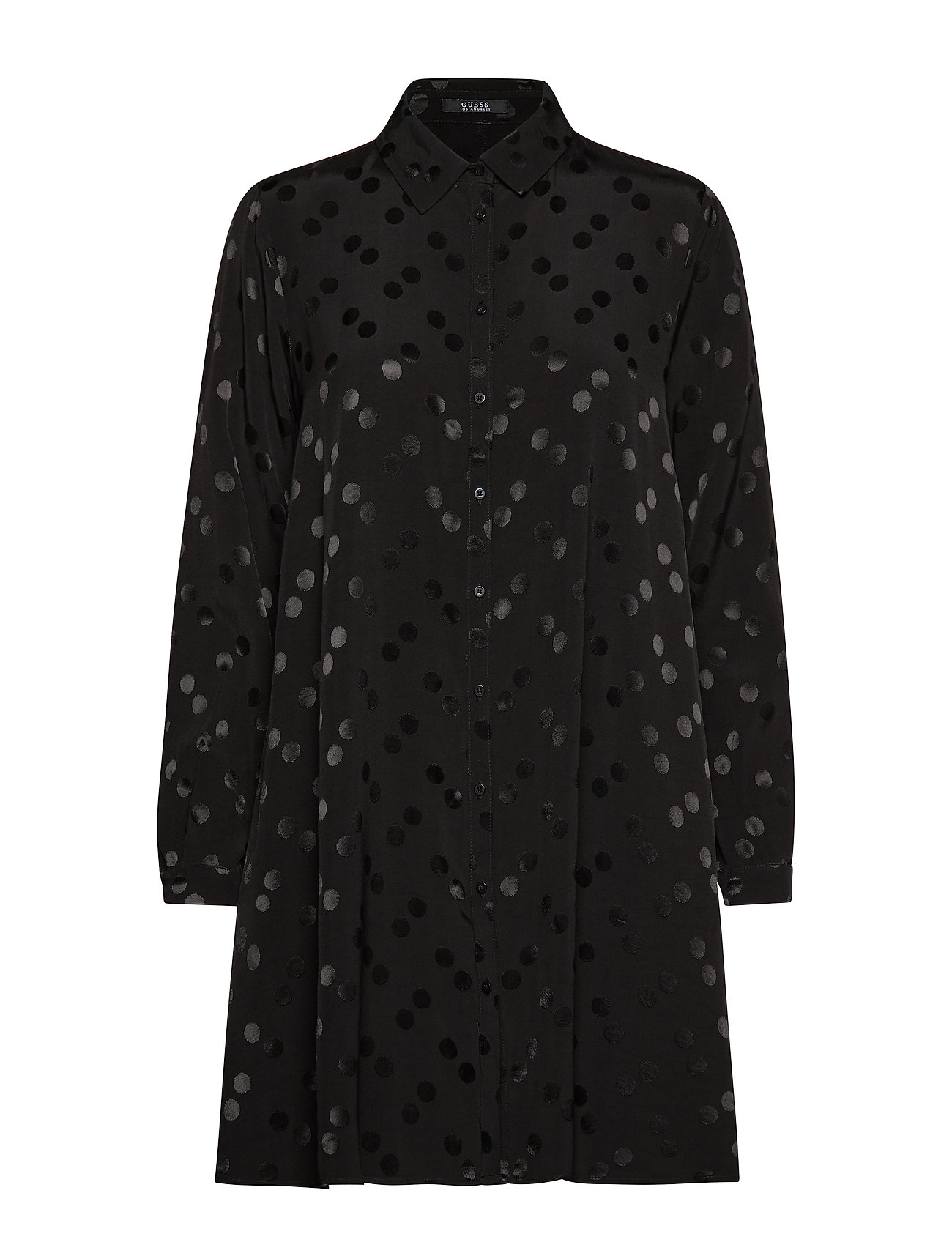 Lucilla Dress Korte Jurk Zwart Guess Jeans guess jeans kopen in de aanbieding