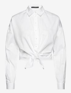 guess white blouse