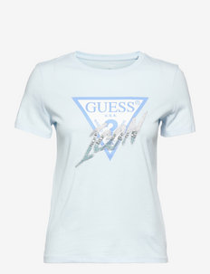 guess white blouse