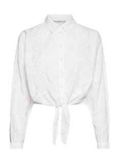 guess white blouse