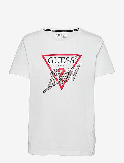 black guess tee