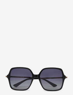 GU7845 - firkantede solbriller - shiny black
