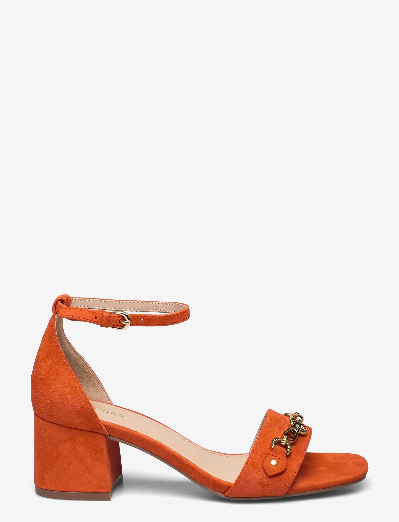 guess orange sandals