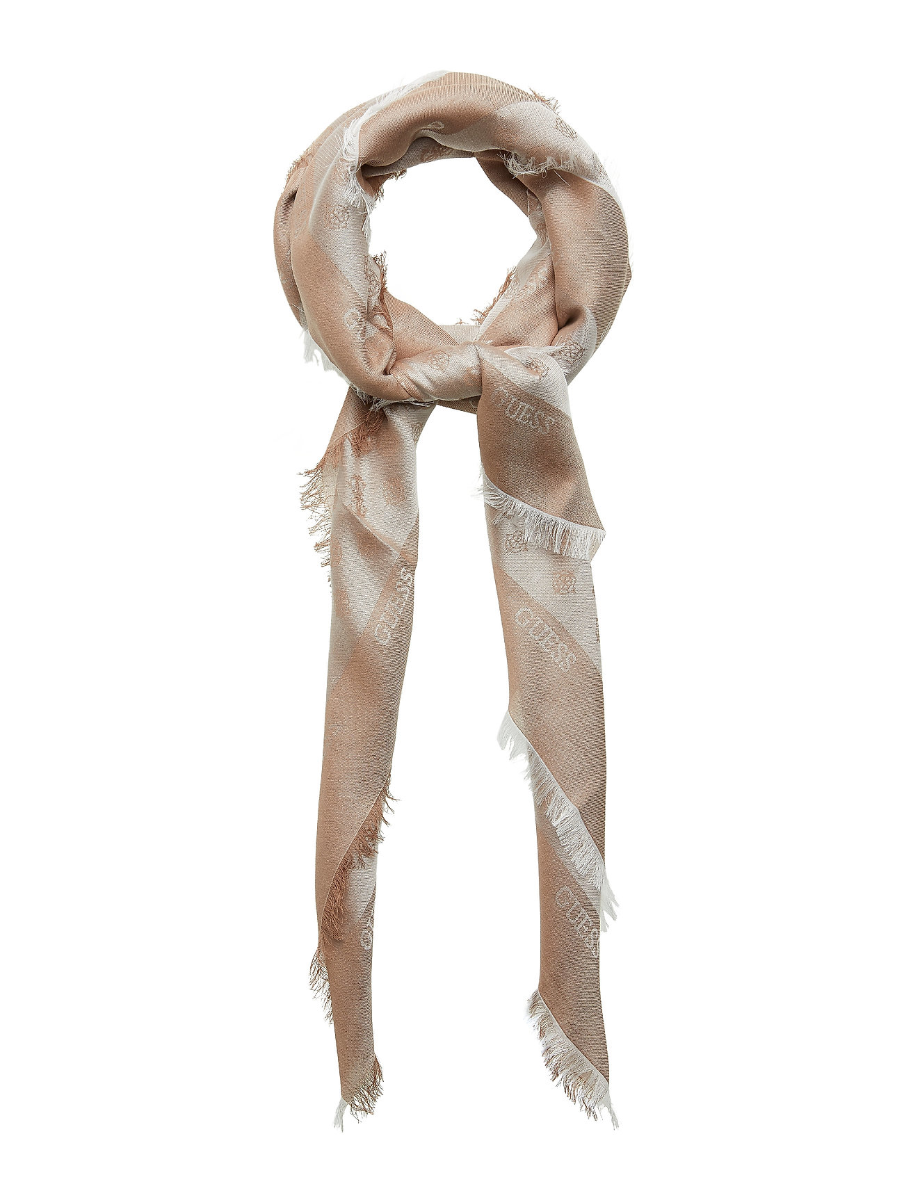 Peony Classic Kefiah 145X145 Sjaal Creme Guess guess kopen in de aanbieding