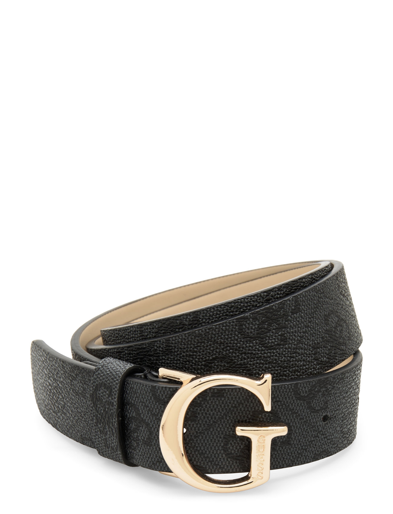 GUESS Noelle Logo Adj Pant Belt Svart