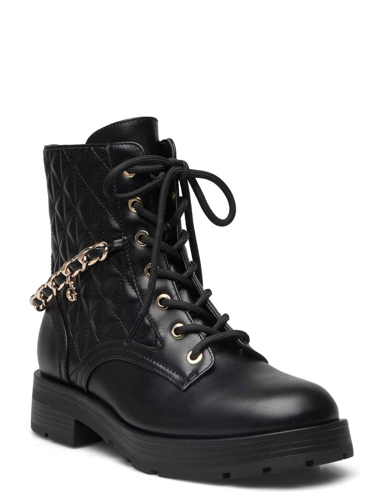 Xenia Shoes Boots Ankle Boots Laced Boots Black GUESS