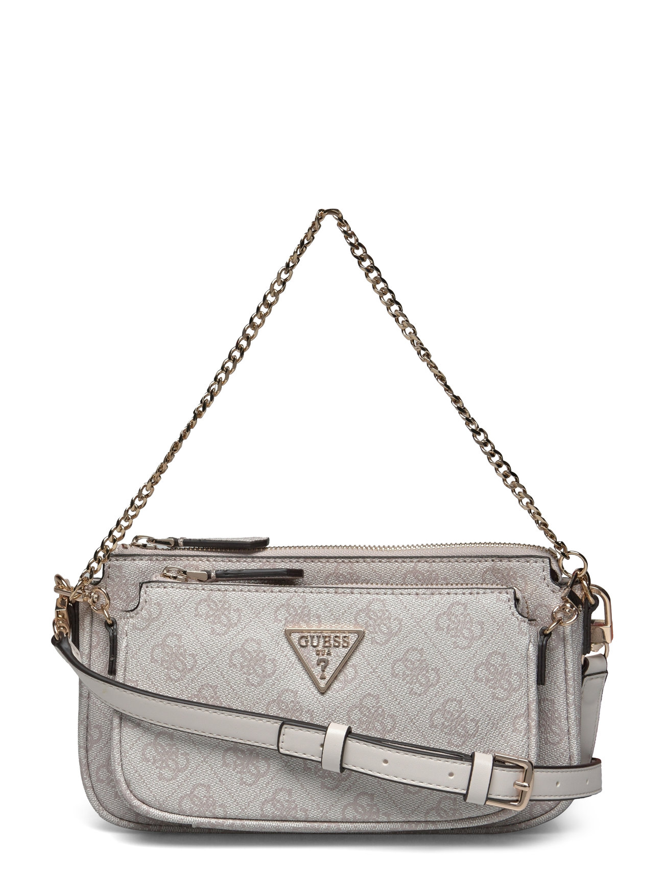 GUESS Noelle Dbl Pouch Crossbody Kräm