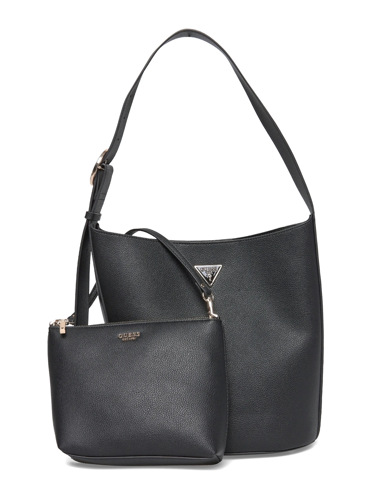 GUESS Meridian Ii Bucket, One Size, Black, Tasker > Spande, Dame