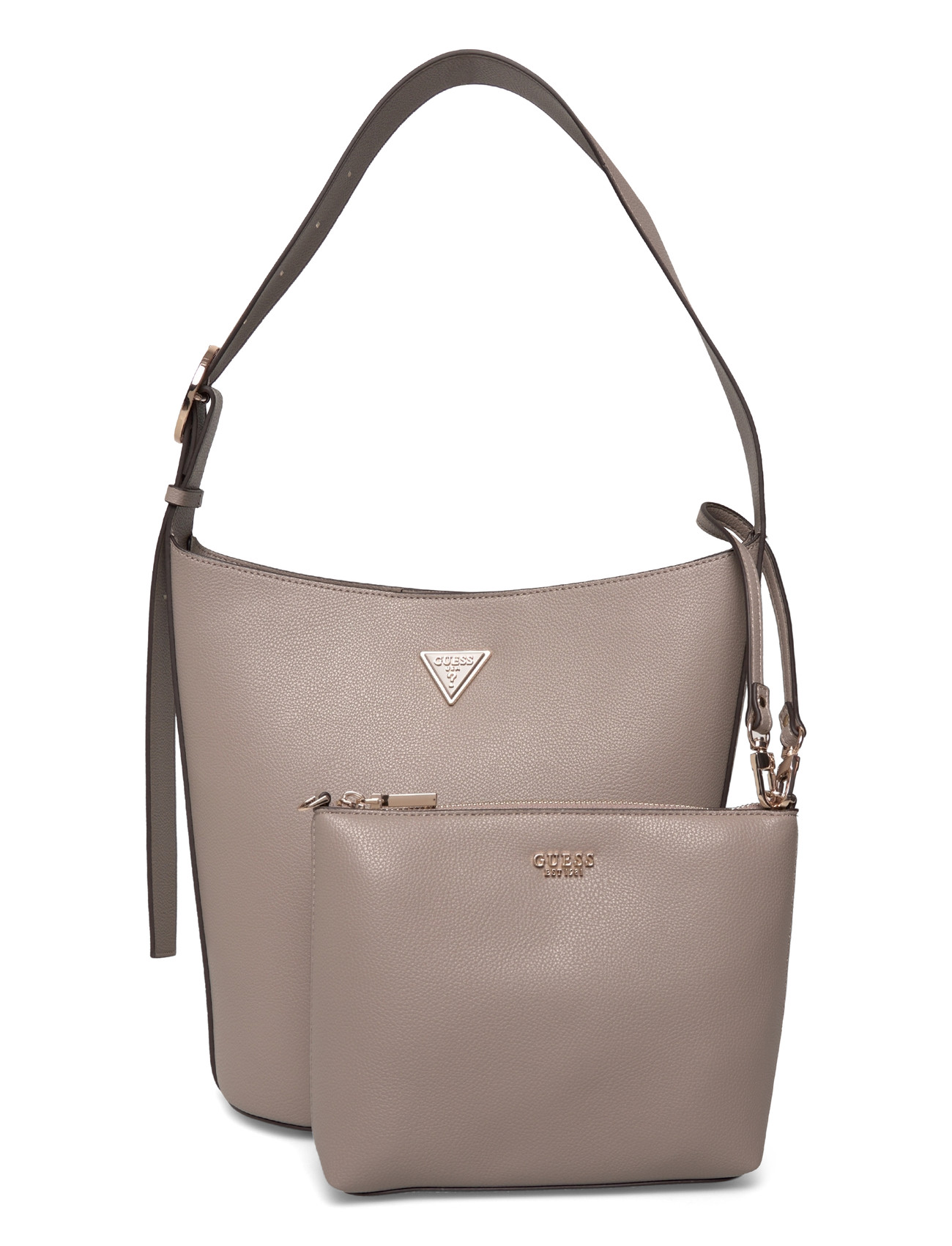 GUESS Meridian Ii Bucket, One Size, Grey, Tasker > Spande, Dame