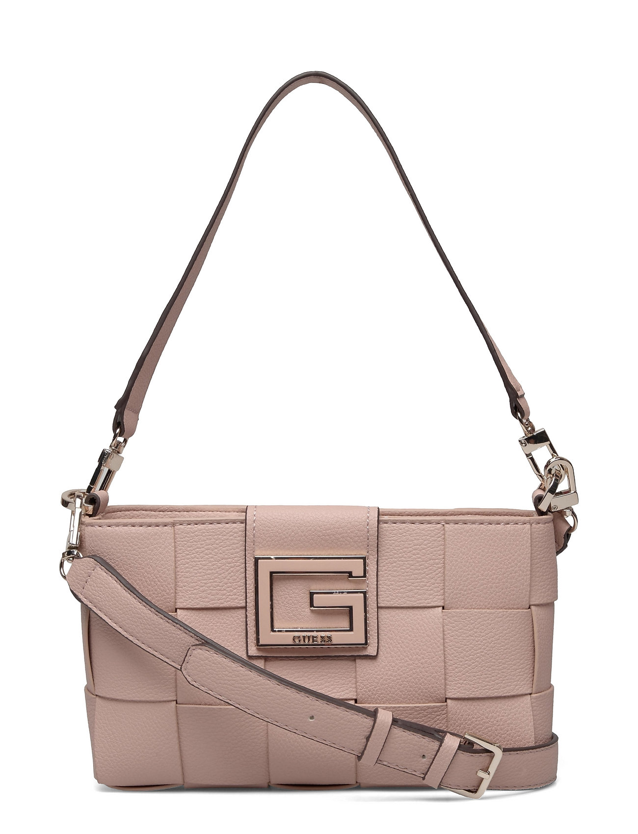 Liberty City Top Zip Shldr Bag Pink GUESS